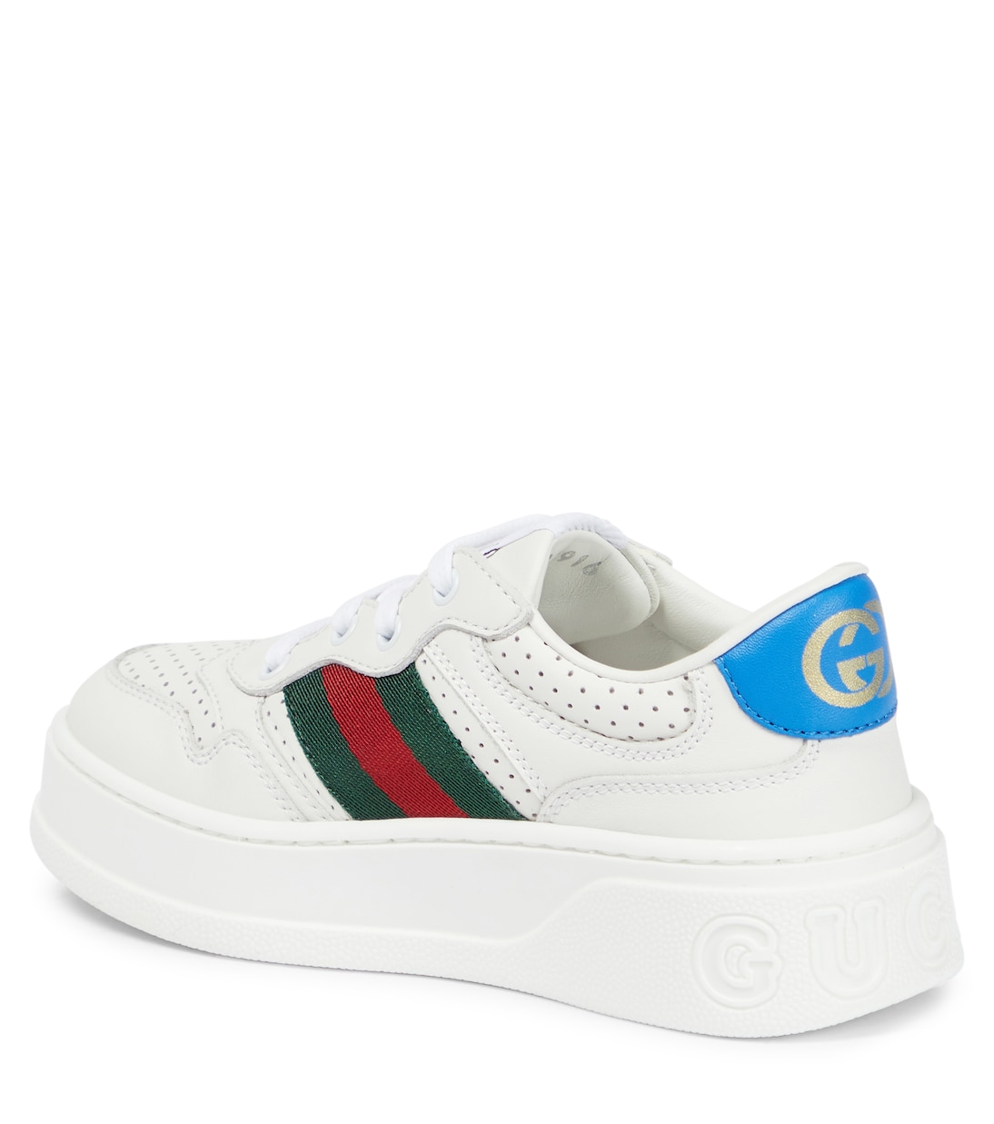 Chunky B leather sneakers | Gucci Kids