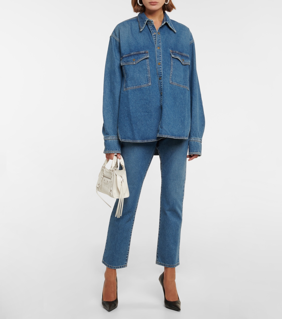 Jean raccourci à taille basse | Petar Petrov