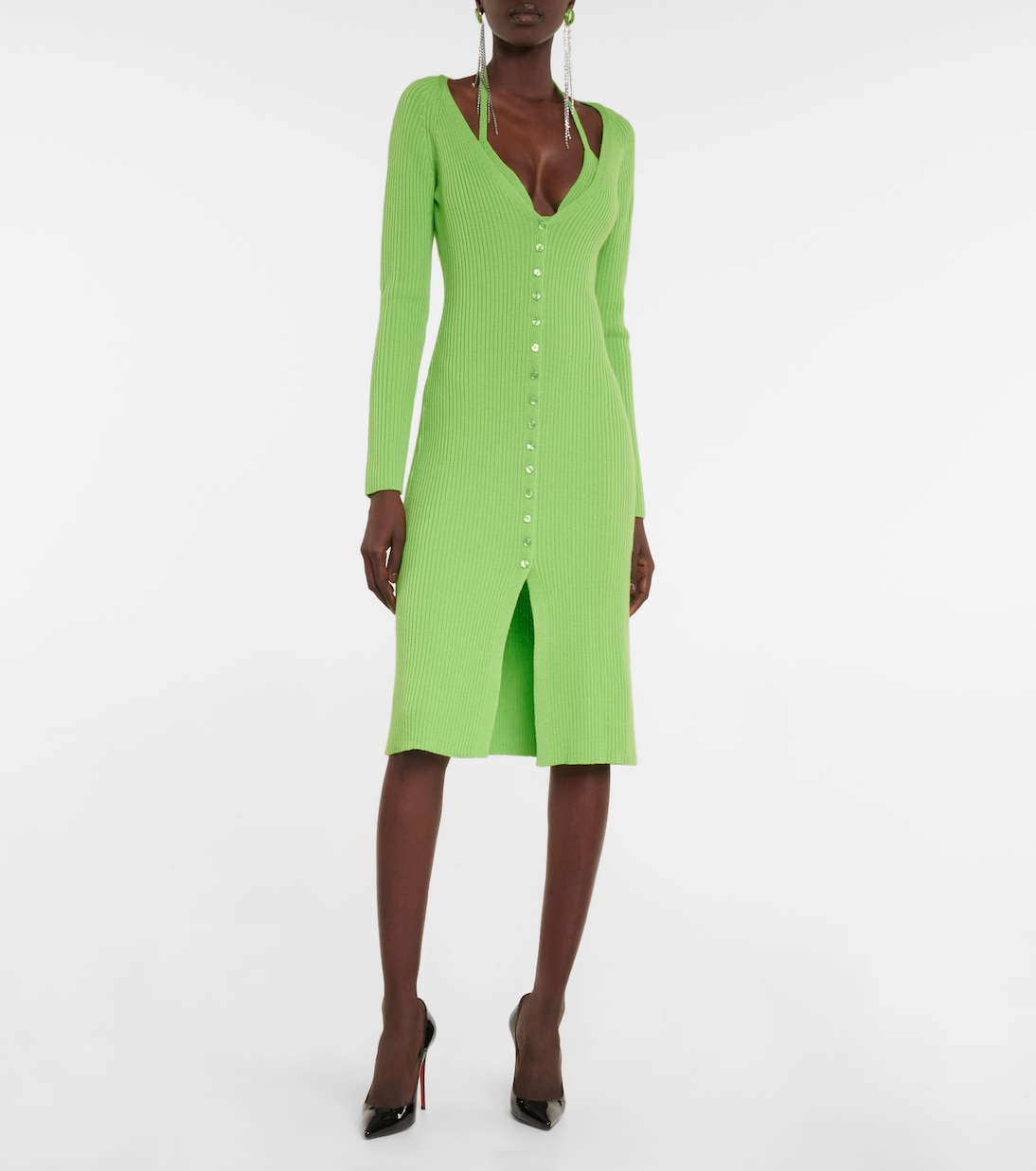 Midikleid aus Schurwolle | Blumarine