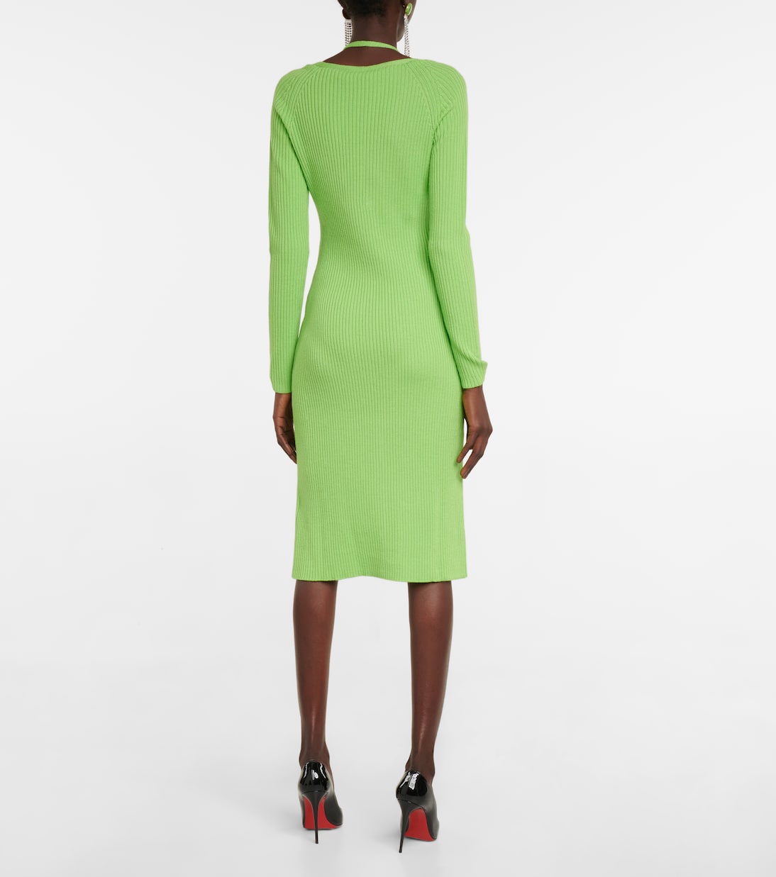 Midikleid aus Schurwolle | Blumarine