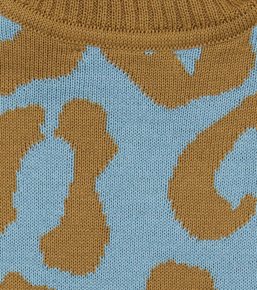 Intarsienstrick-Cape aus einem Wollgemisch | Paade Mode