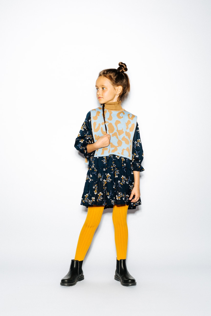 Intarsienstrick-Cape aus einem Wollgemisch | Paade Mode