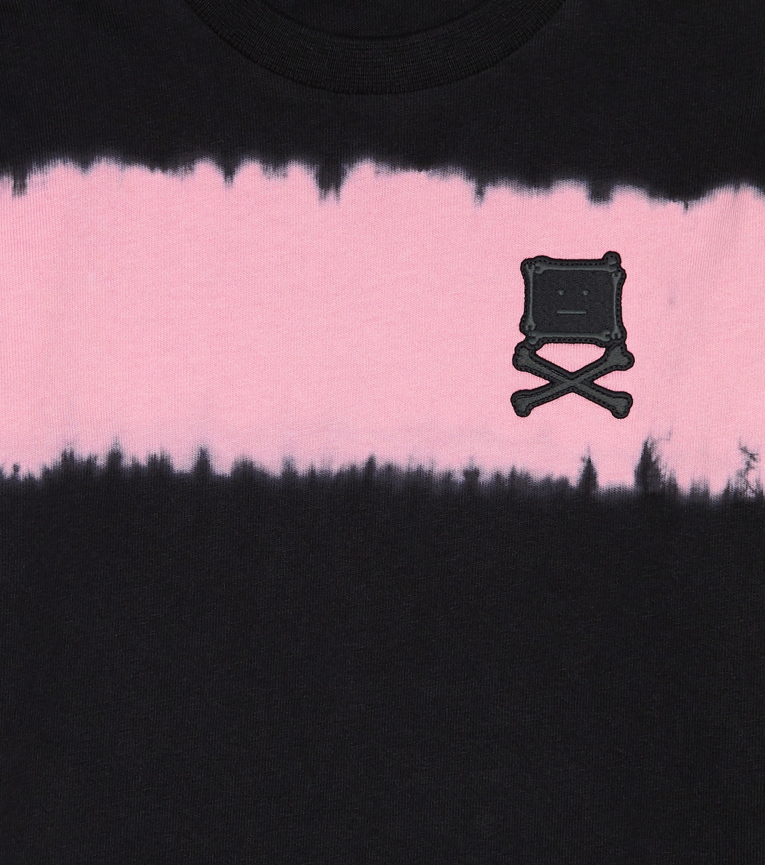 Face printed cotton jersey top | Acne Studios Kids