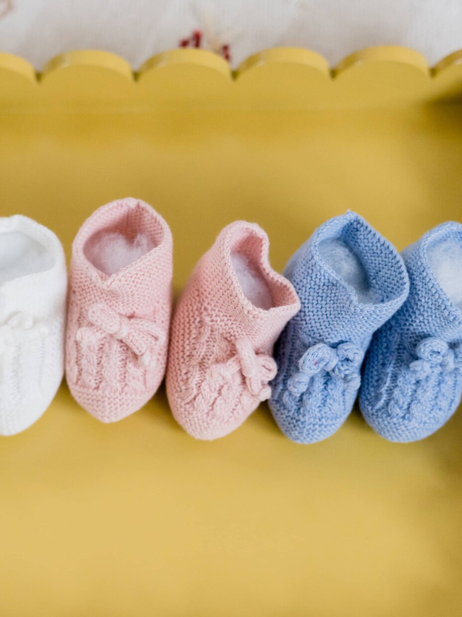 Orquidea cotton booties | La Coqueta