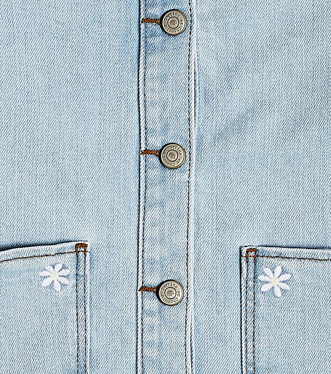 Veste brodée en jean | Tartine et Chocolat