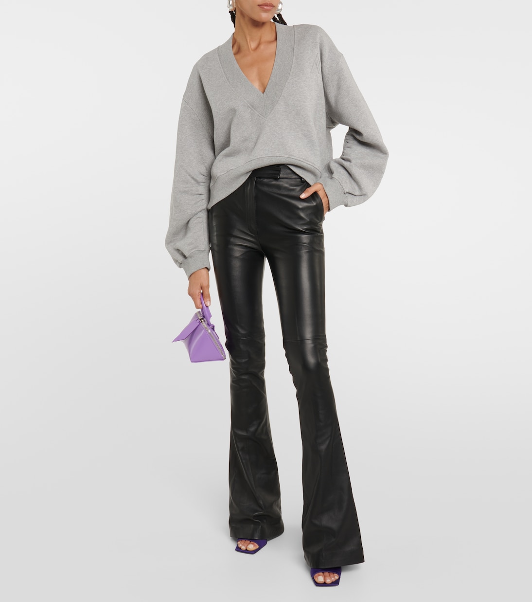 Pantoletten Devon aus Satin | The Attico