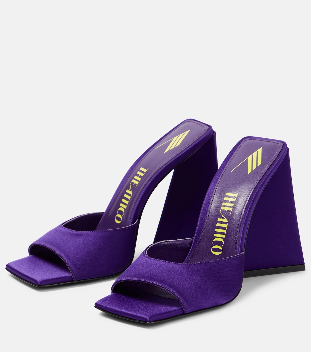 Pantoletten Devon aus Satin | The Attico