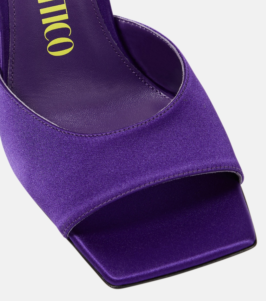 Pantoletten Devon aus Satin | The Attico