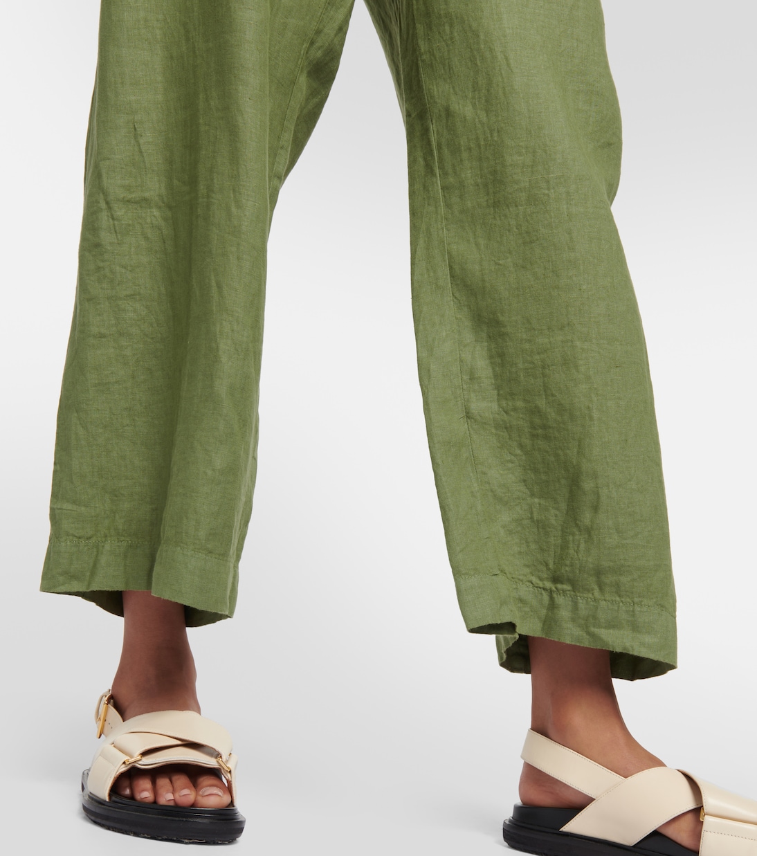 Pantalon ample Lola en lin | Velvet