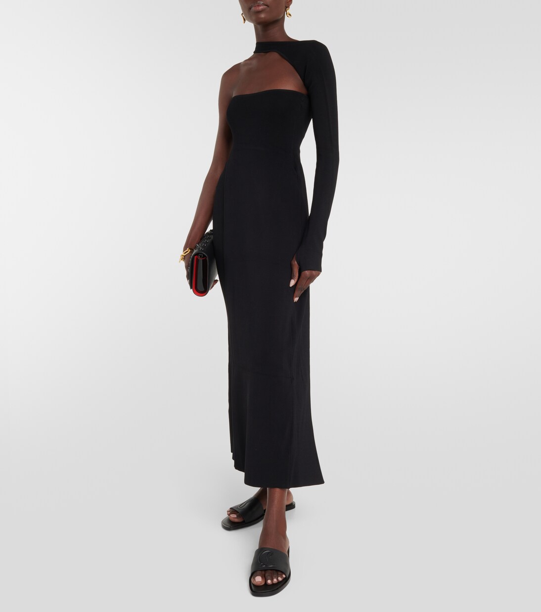 CL Mule embossed leather sandals | Christian Louboutin