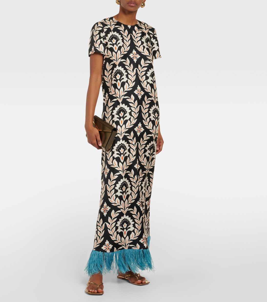 Sandalen aus Metallic-Leder | Gianvito Rossi