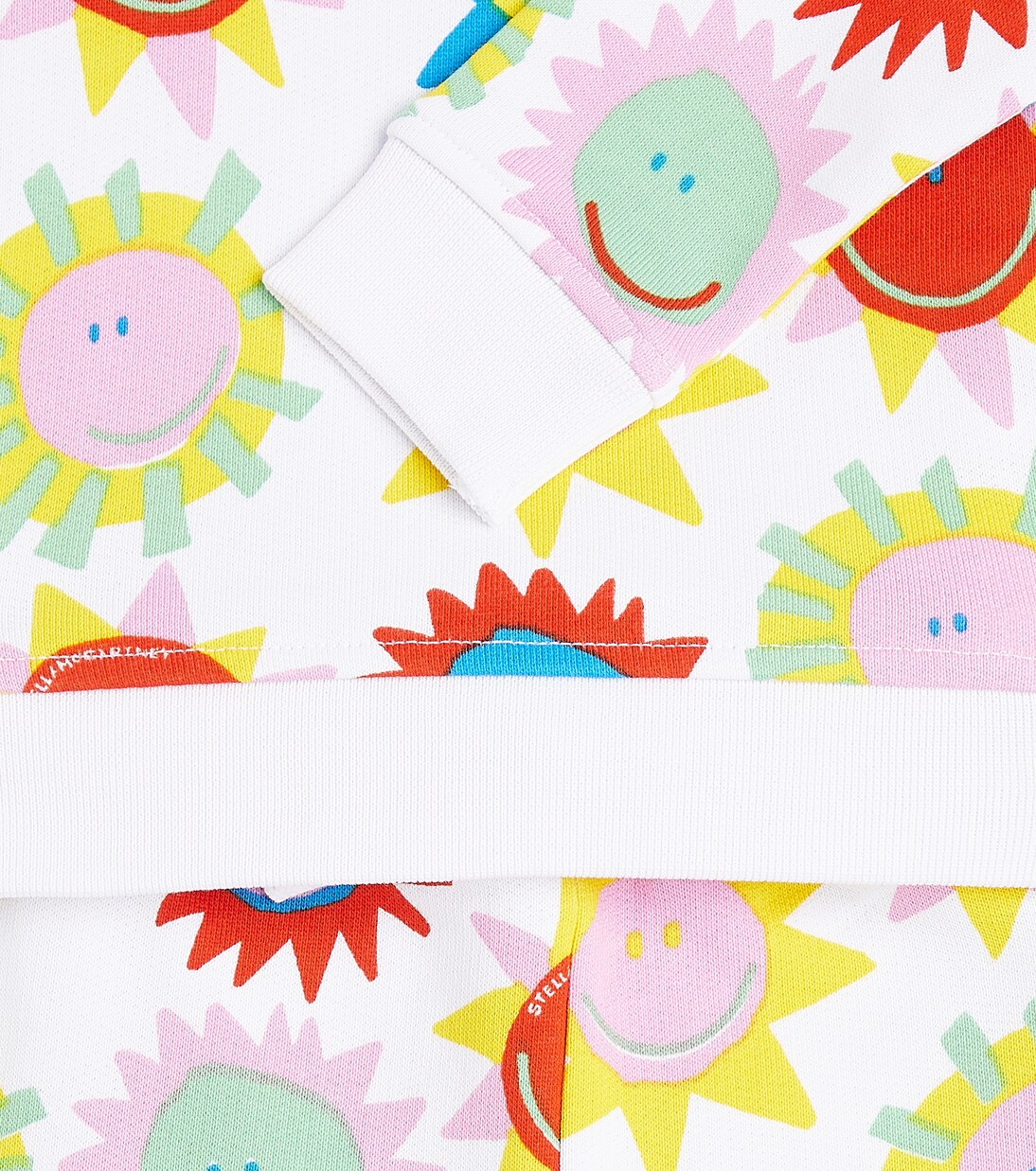 Set sweat-shirt et short imprimés en coton | Stella McCartney Kids