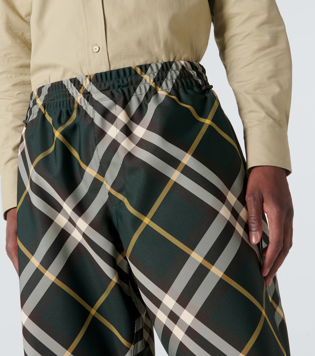 Burberry Check wide-leg pants | Burberry