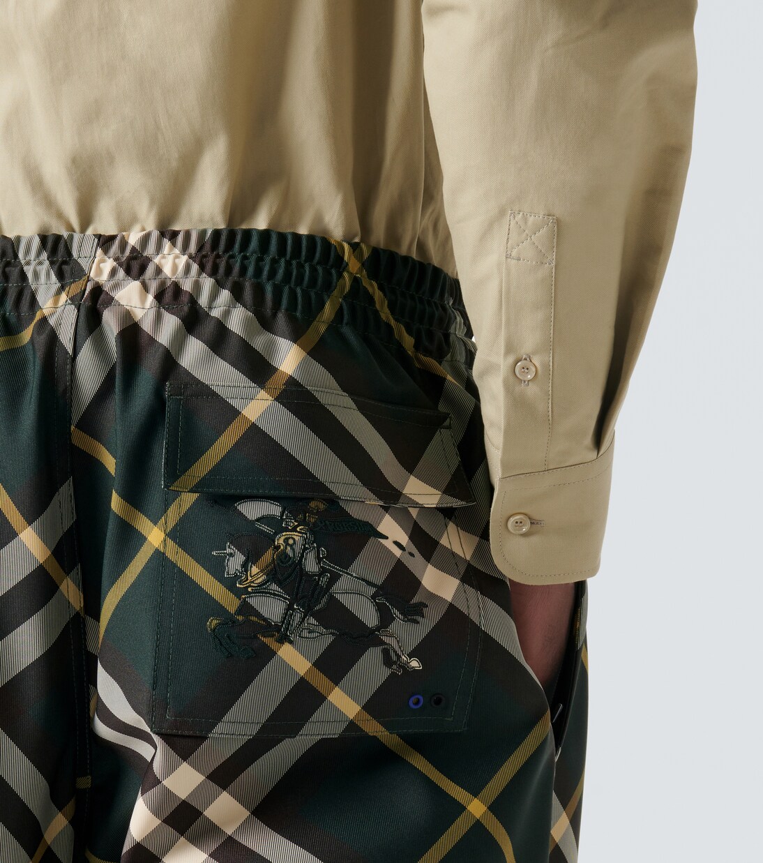 Burberry Check wide-leg pants | Burberry