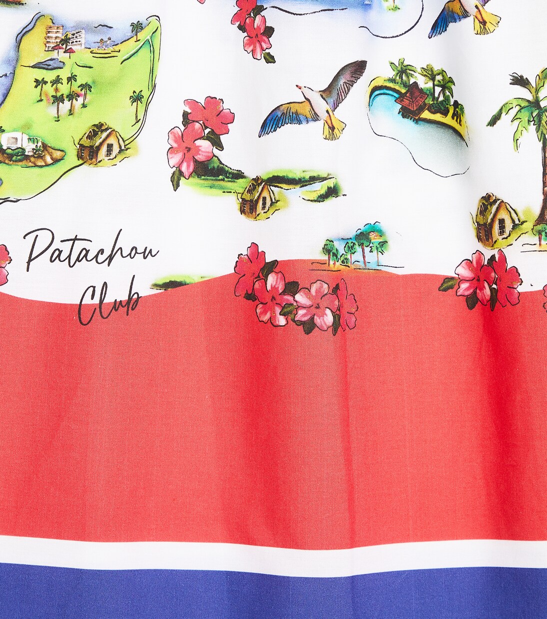 Robe rayée imprimée en coton | Patachou