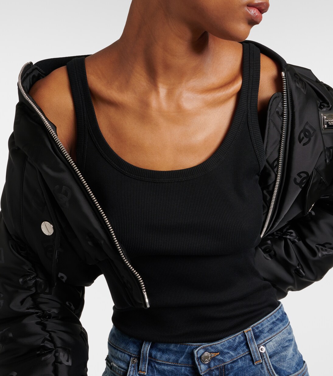 Ribbed-knit cotton tank top | Dolce&Gabbana