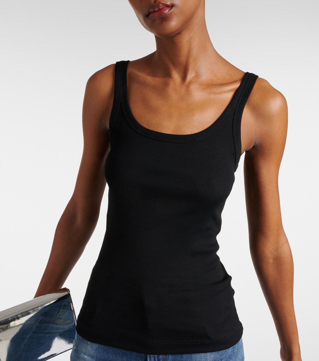 Ribbed-knit cotton tank top | Dolce&Gabbana