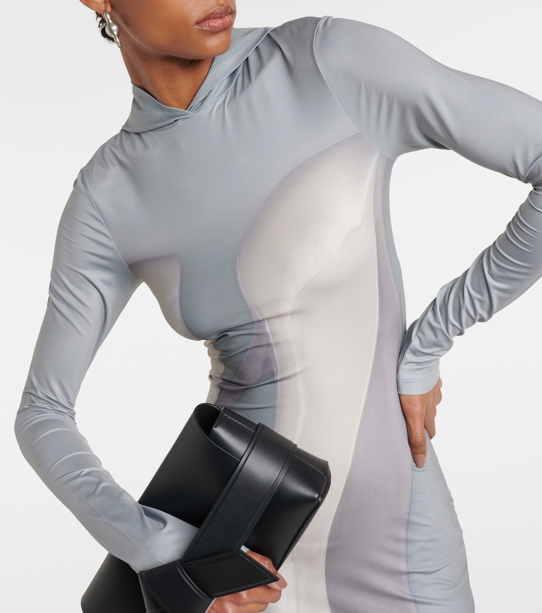 Abito lungo in jersey con stampa | Acne Studios