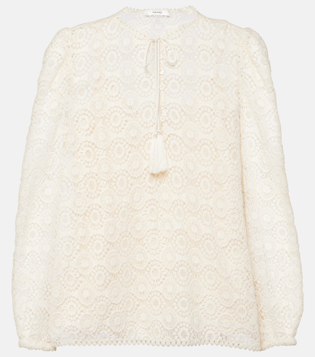 Cotton lace blouse | Frame