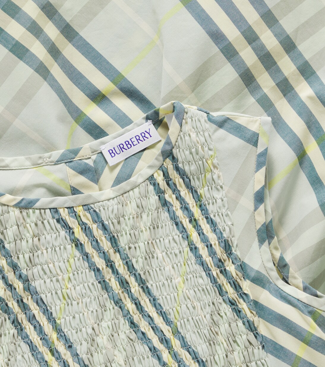 Robe Burberry Check en coton | Burberry Kids