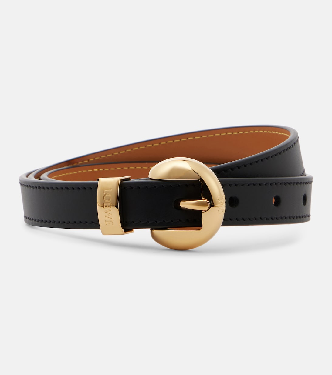 Pebble leather belt | Loewe