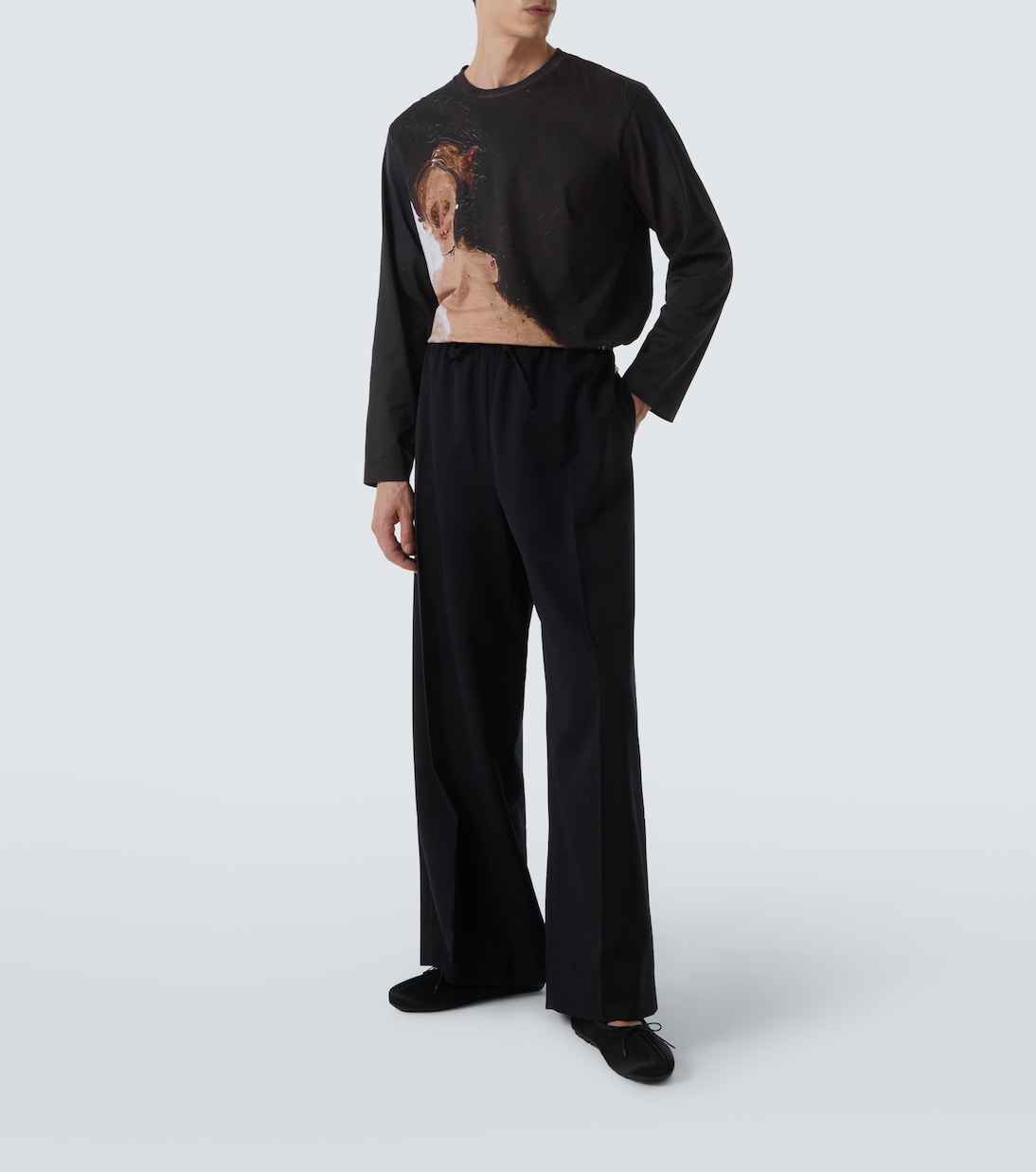 Grip satin ballet flats | Simone Rocha