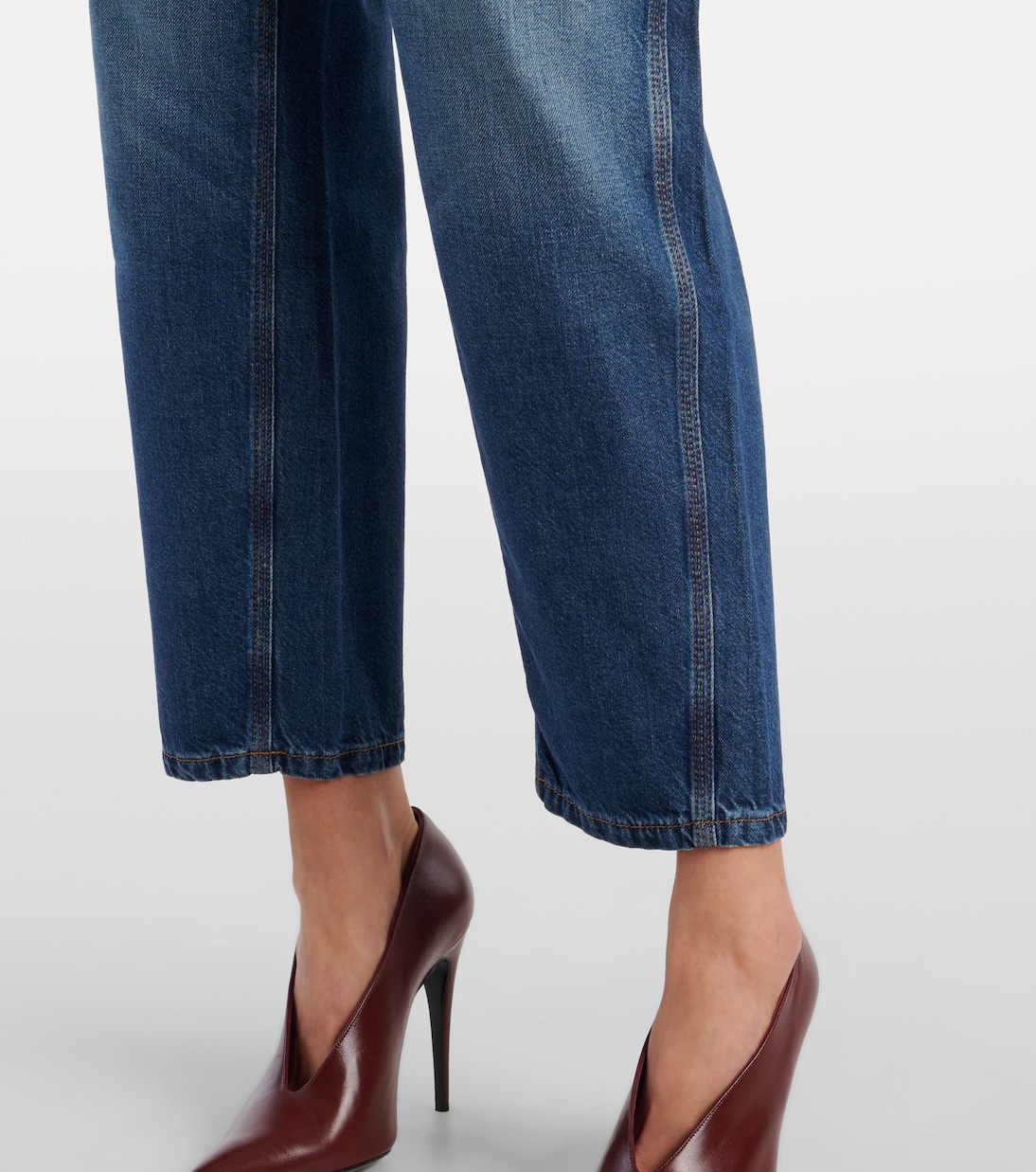 High-Rise Cropped Wide-Leg Jeans Le Mans | AG Jeans