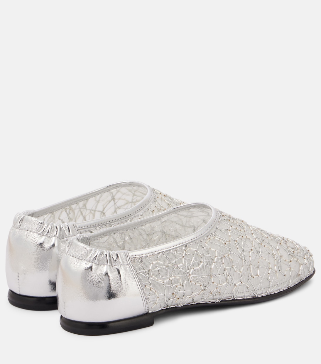 Eden metallic lace ballet flats | Simkhai