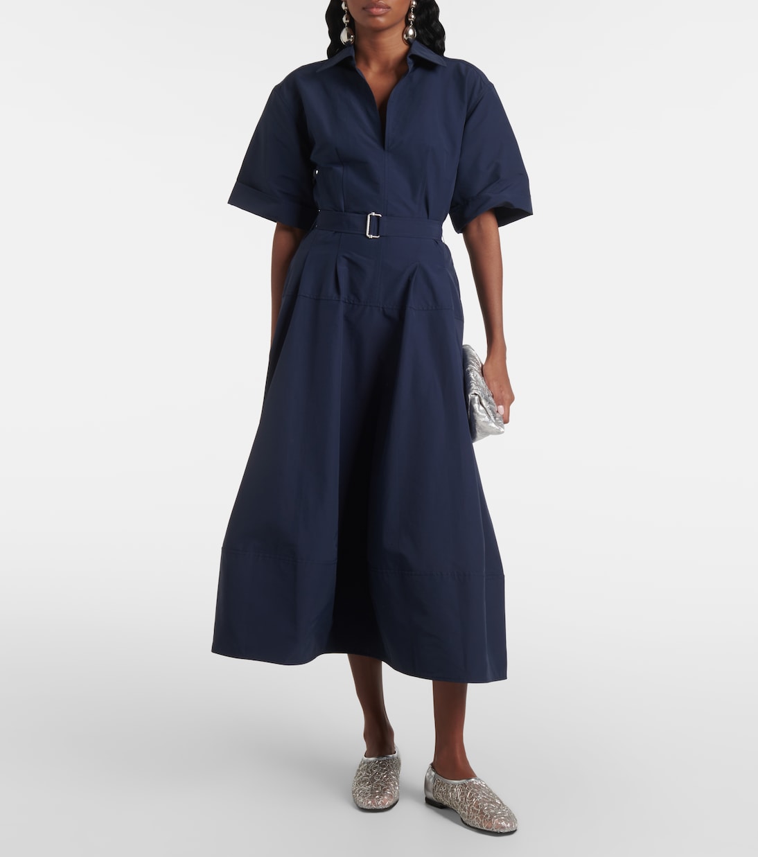 Eden metallic lace ballet flats | Simkhai