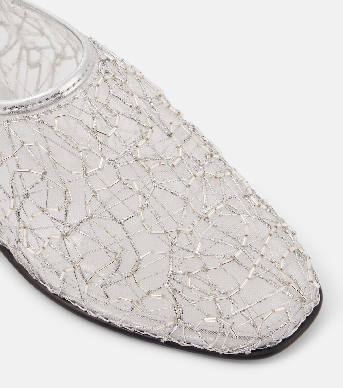 Eden metallic lace ballet flats | Simkhai