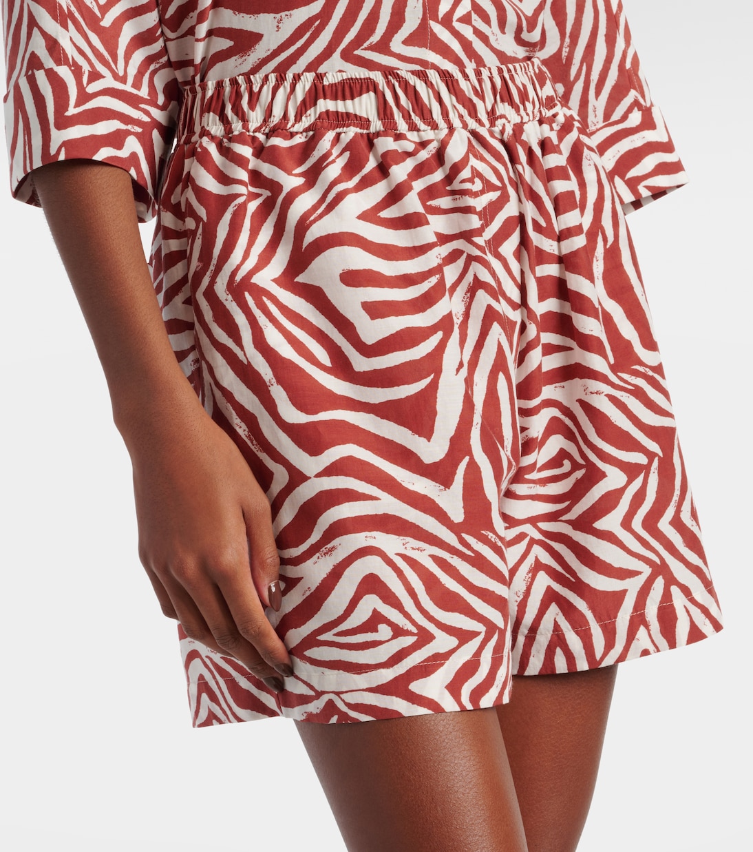 Cotton and silk shorts | Brunello Cucinelli