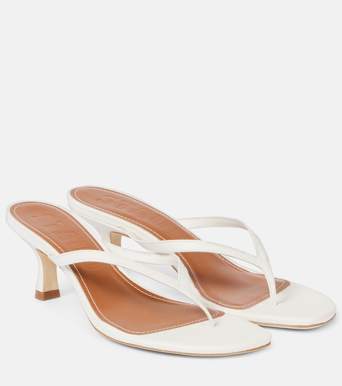 Freja leather thong sandals | Staud