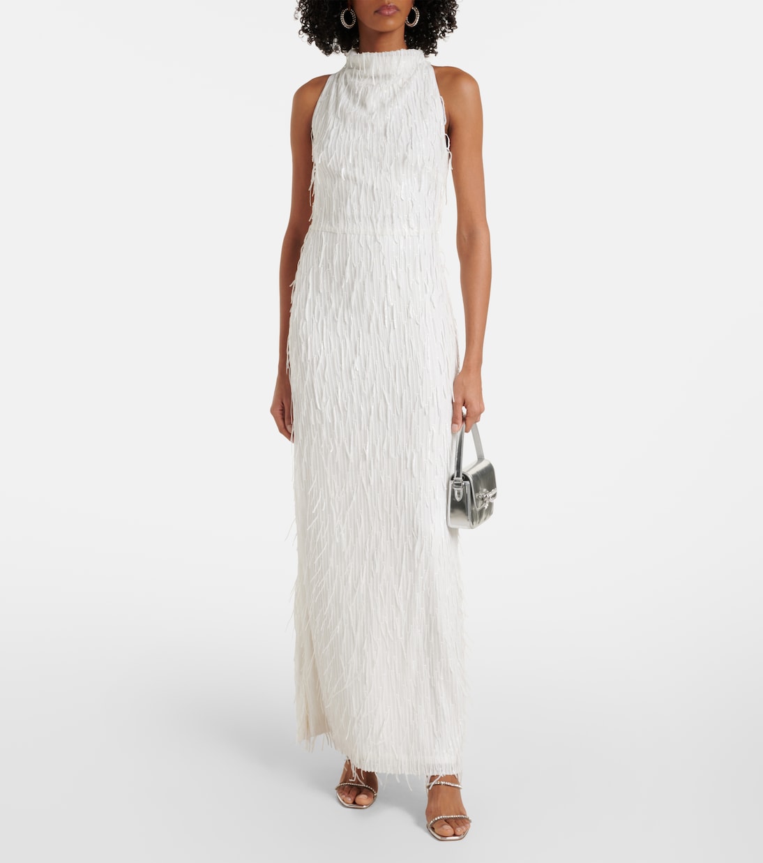 Bridal sequined halterneck gown | Rotate