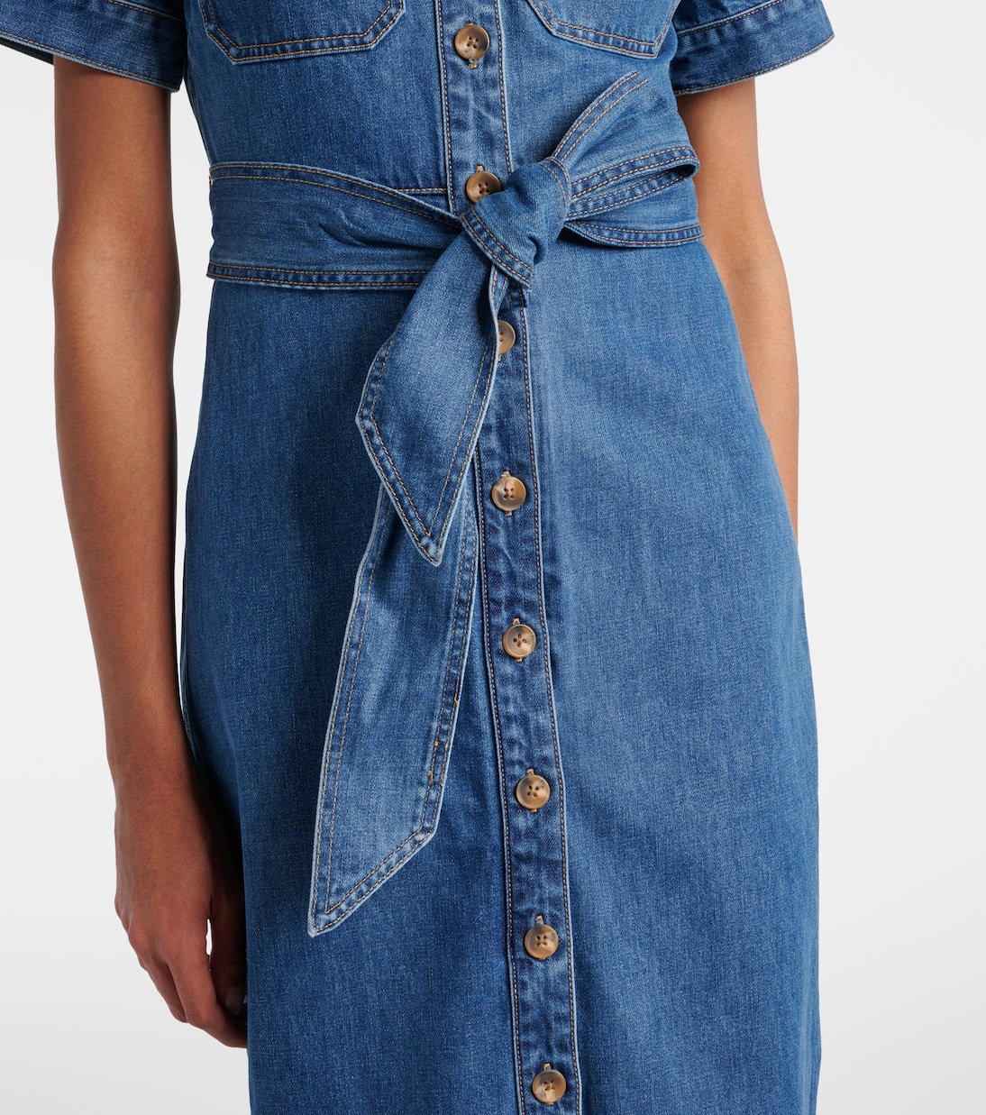 Vestido camisero Tabby de algodón | Veronica Beard