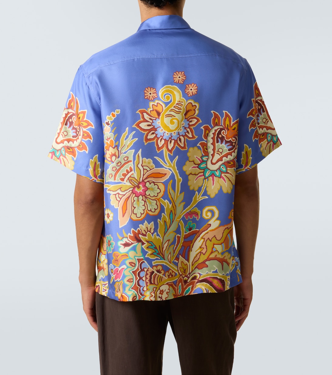Floral silk bowling shirt  | Etro