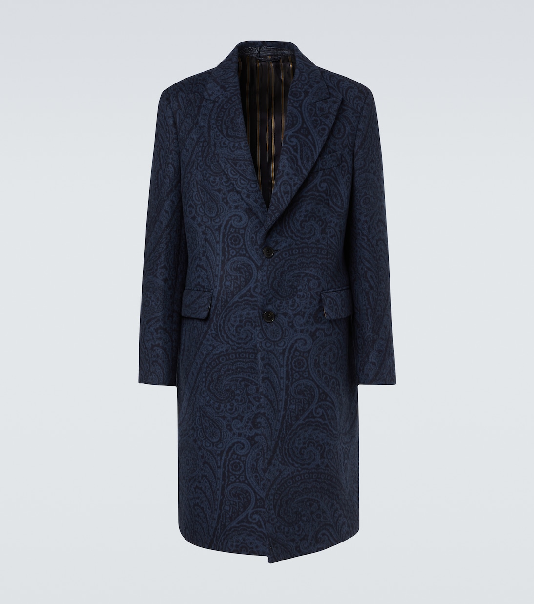 Paisley wool and cashmere jacquard coat | Etro