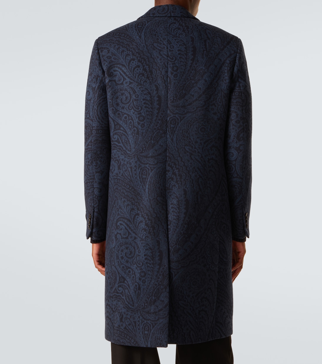 Paisley wool and cashmere jacquard coat | Etro
