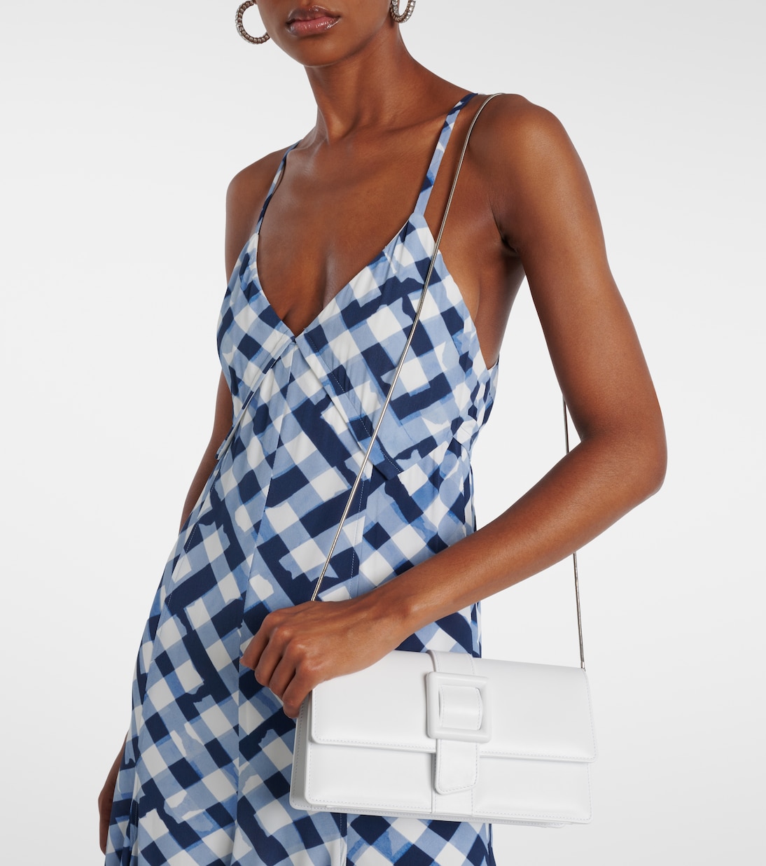 Clutch Maygot aus Leder | Manolo Blahnik