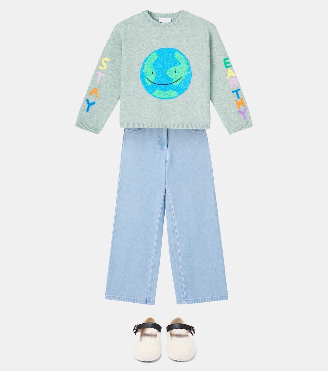 Patch-appliqué sweater | Stella McCartney Kids