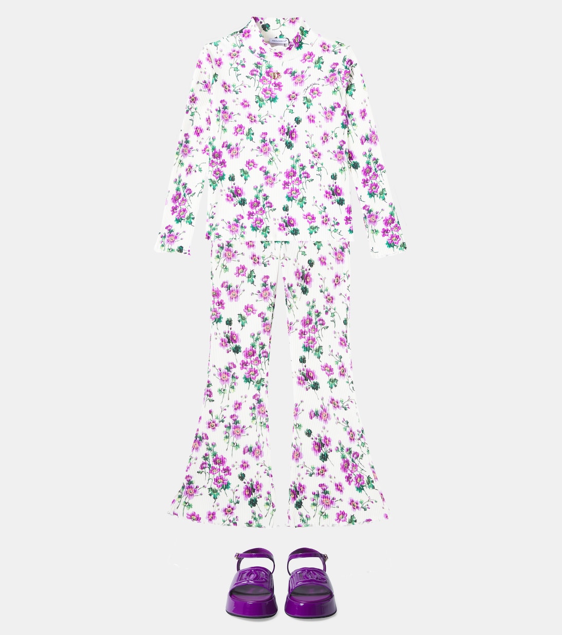 Schlaghose Costa aus Baumwolle | Dolce&Gabbana Kids