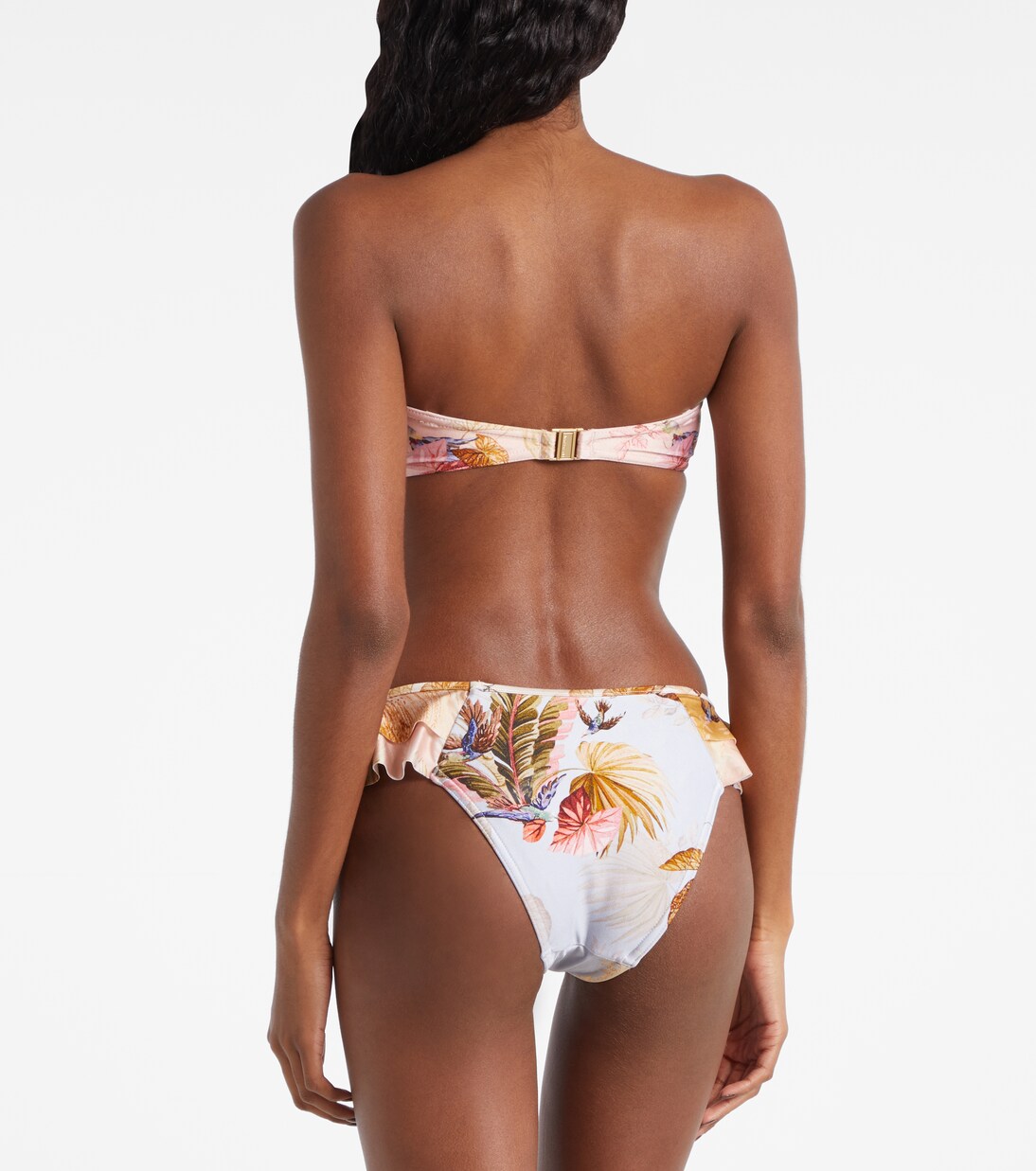 Bikini Ascension floral con volantes | Zimmermann
