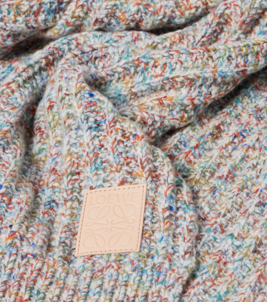 Wool and cashmere-blend scarf | Loewe