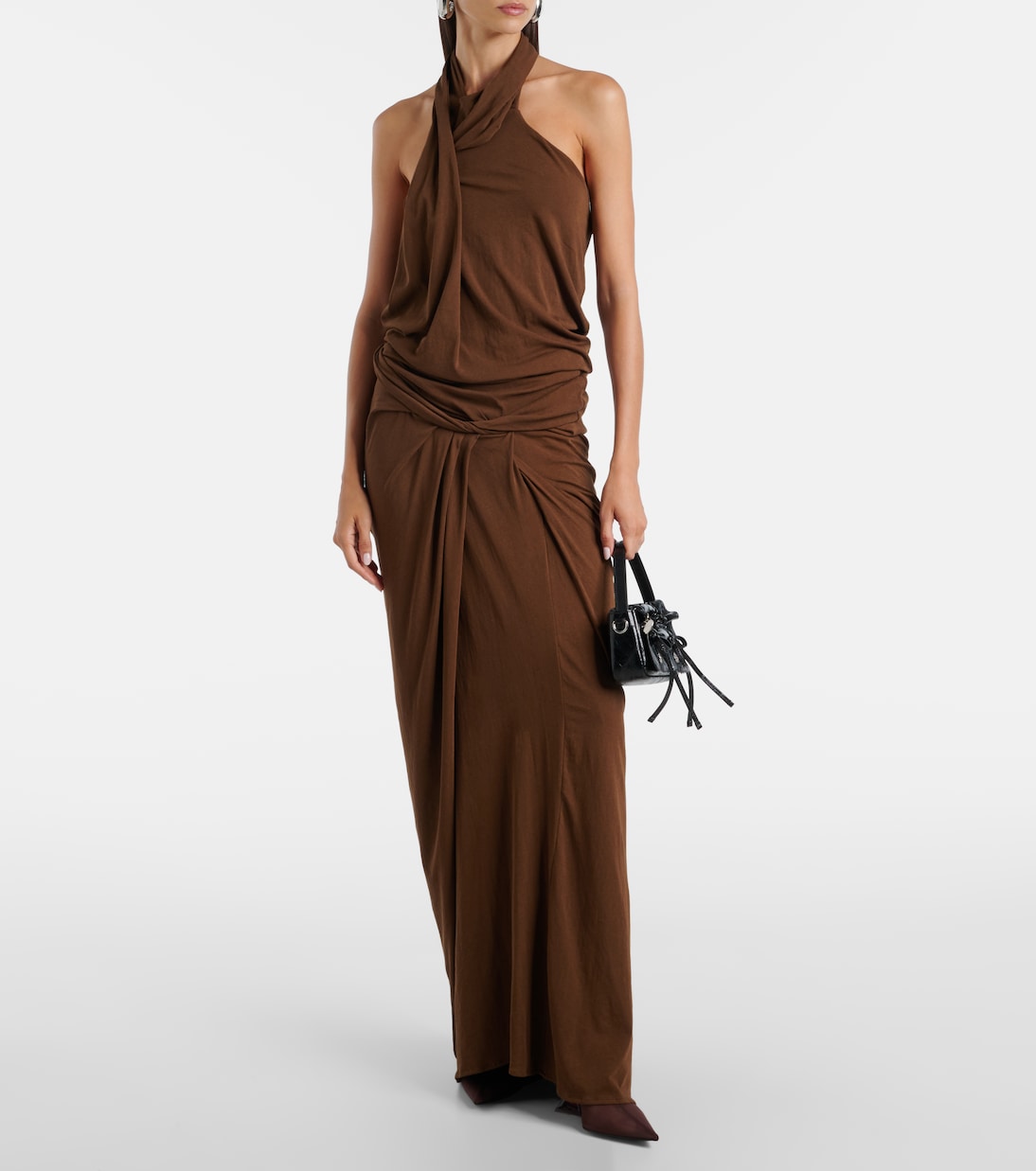 Robe longue Shroud en coton mélangé | Entire Studios