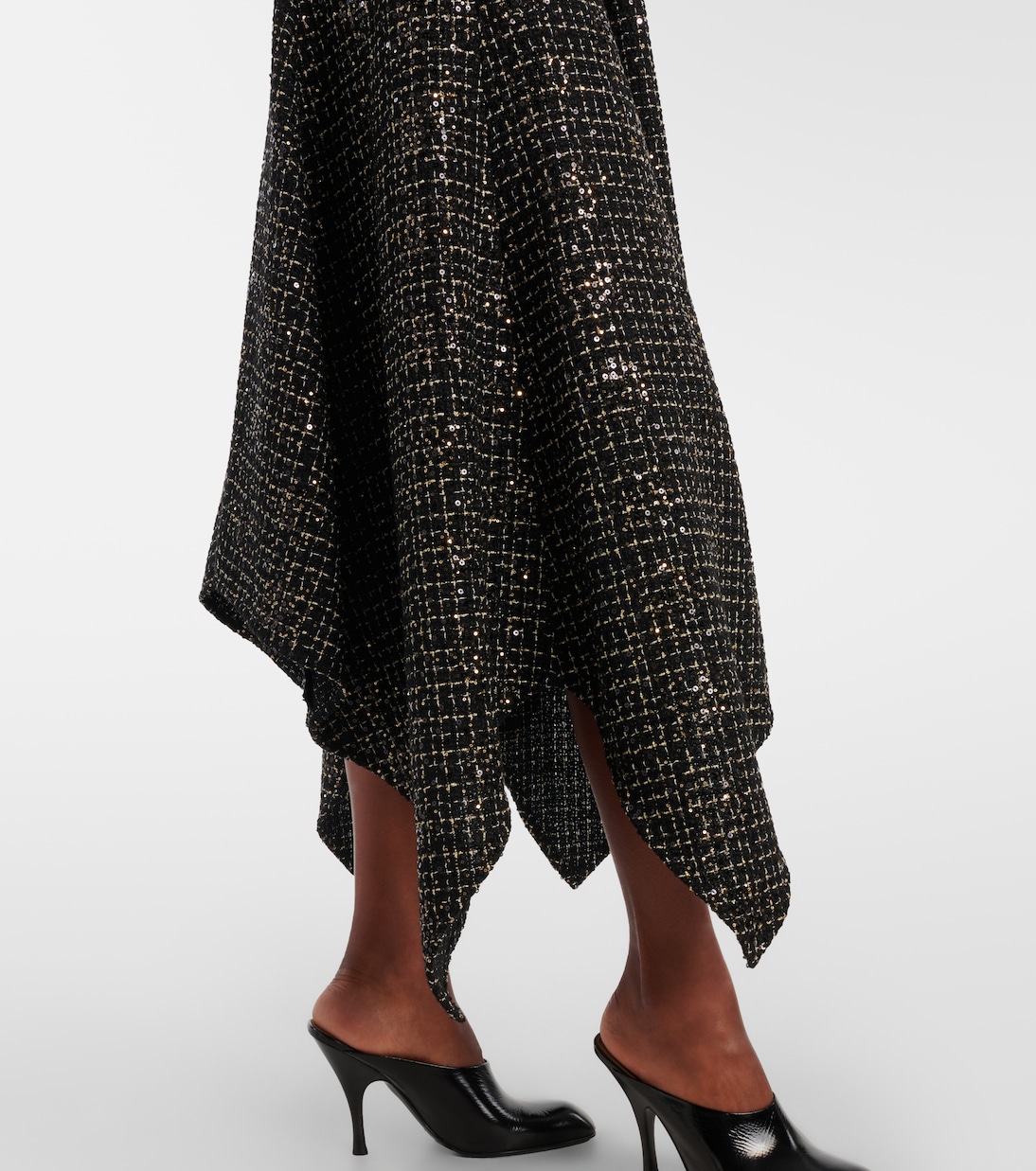Okimi sequined tweed midi dress | Safiyaa
