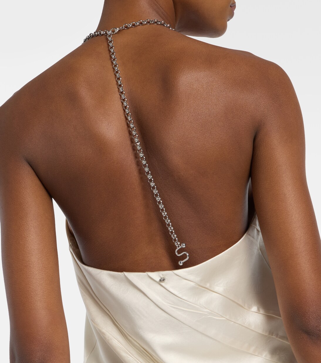 Top Faturo aus Satin mit Kettendetail | Sportmax