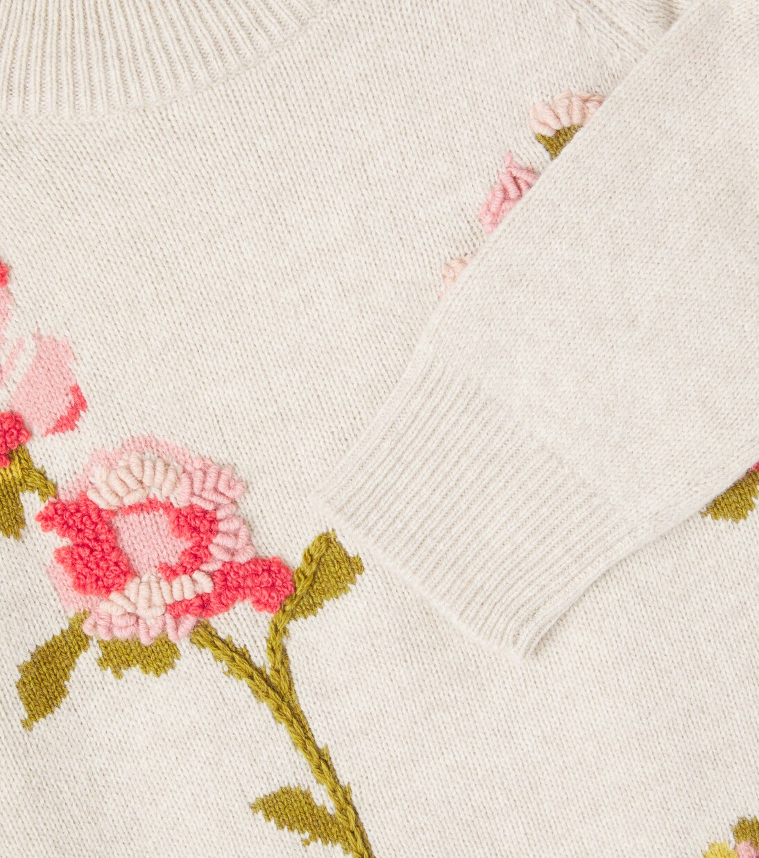 Bestickter Pullover Gillia aus einem Wollgemisch | Bonpoint