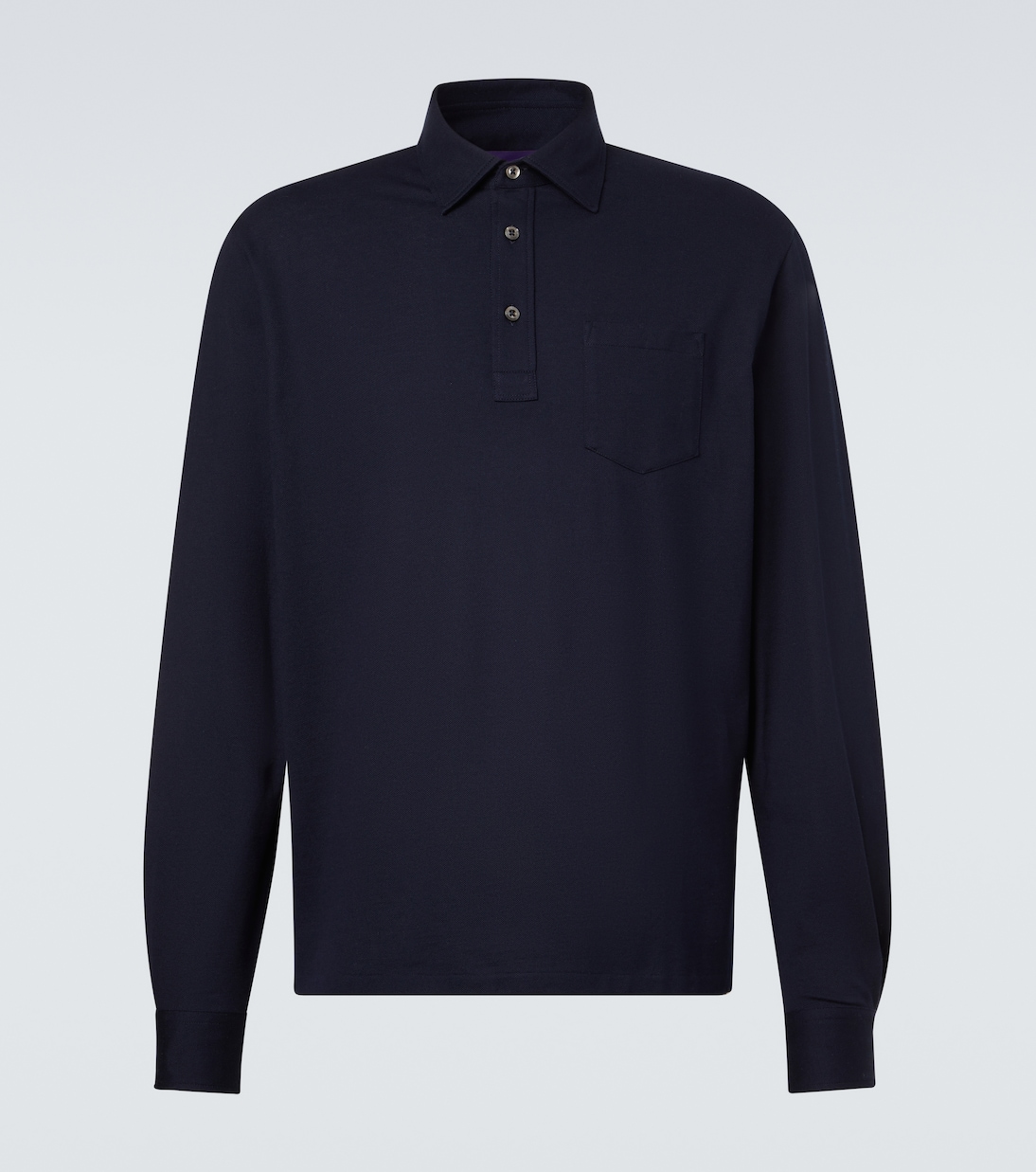 Cotton and cashmere polo shirt | Ralph Lauren Purple Label