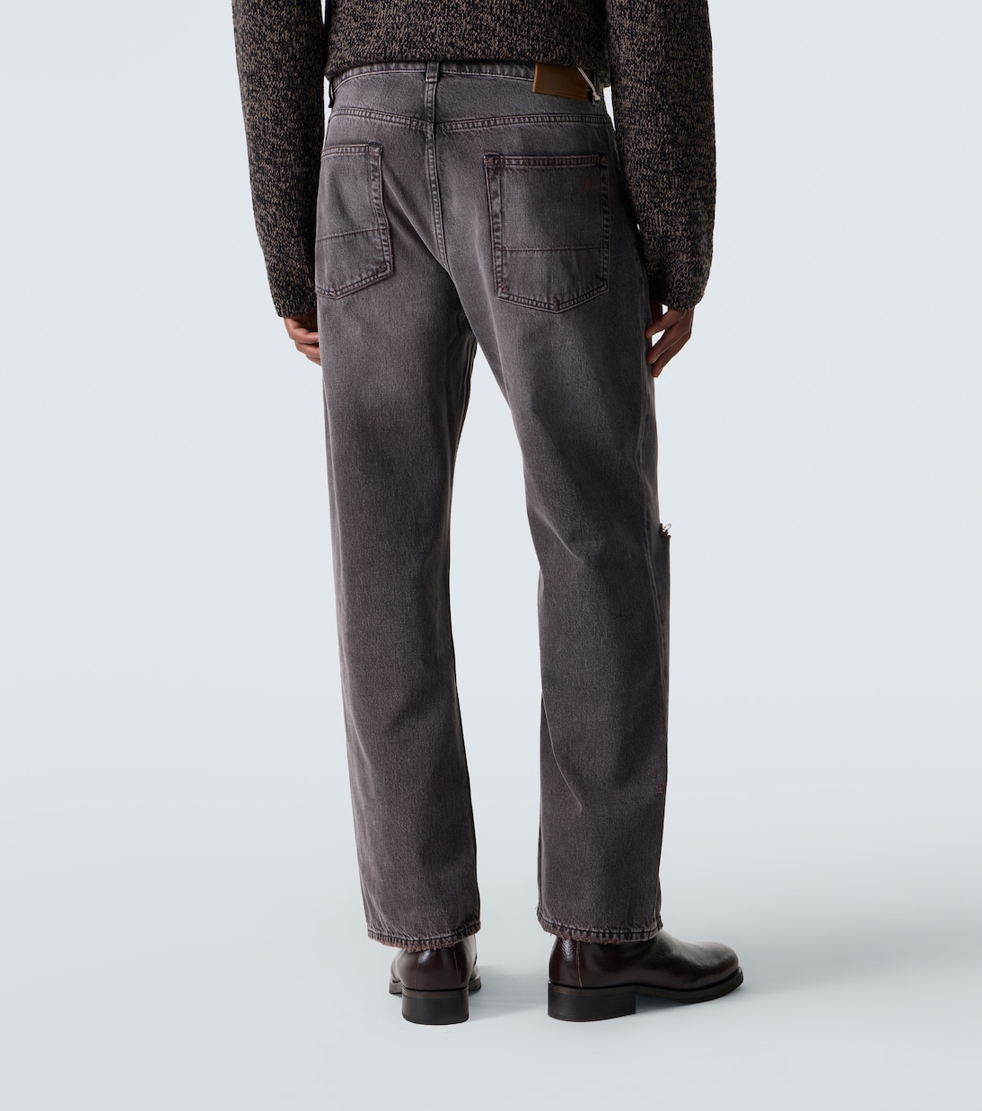 Wide-Leg Distressed Jeans Third Cut | Our Legacy