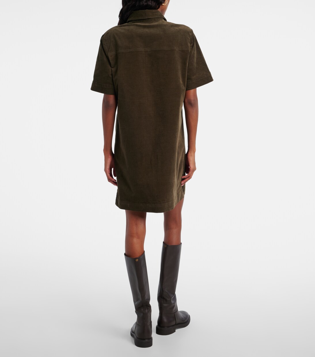 Koulis cotton-blend corduroy minidress | Veronica Beard