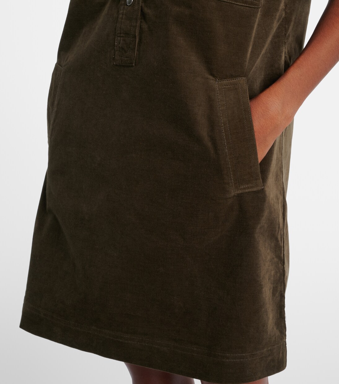 Koulis cotton-blend corduroy minidress | Veronica Beard